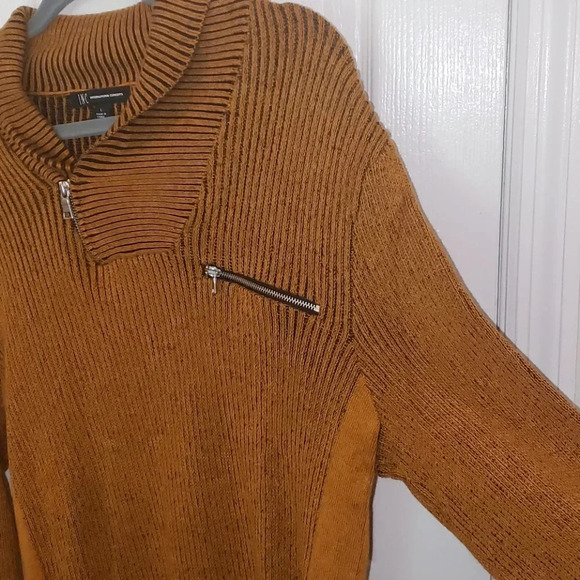 INC International Concepts Yellow & Black Sweater - Picture 8 of 14